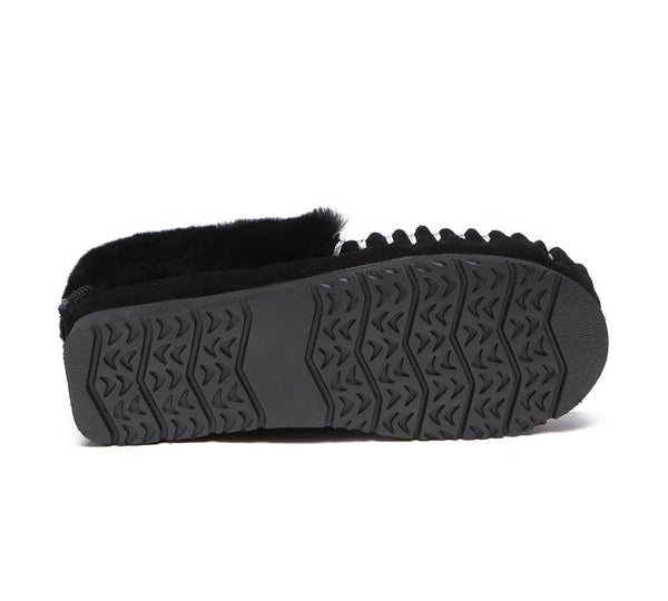 Moccasins - TA Unisex Sheepskin Popo Moccasin