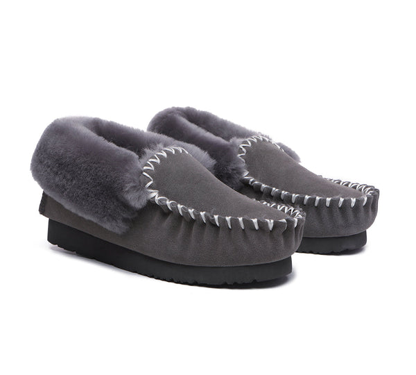 Moccasins - TA Unisex Sheepskin Popo Moccasin