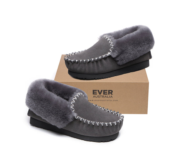 Moccasins - TA Unisex Sheepskin Popo Moccasin