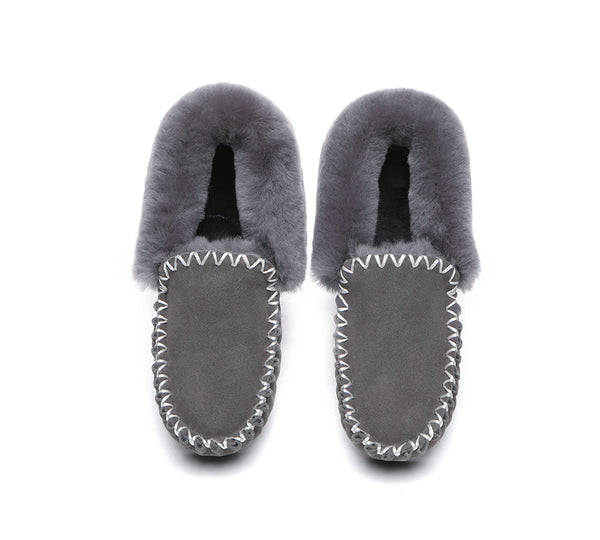 Moccasins - TA Unisex Sheepskin Popo Moccasin