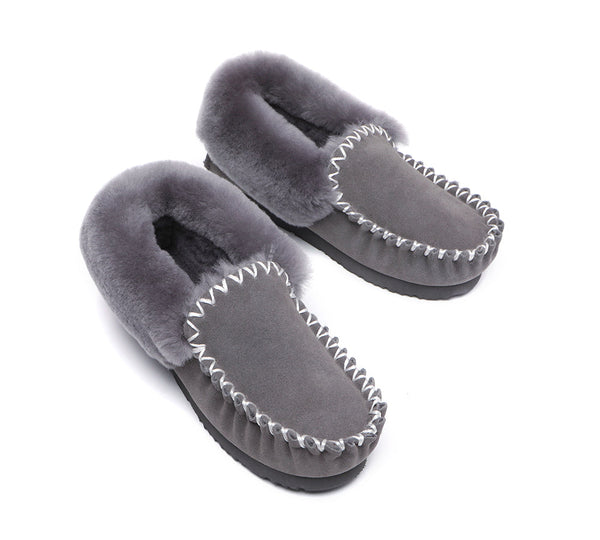 Moccasins - TA Unisex Sheepskin Popo Moccasin