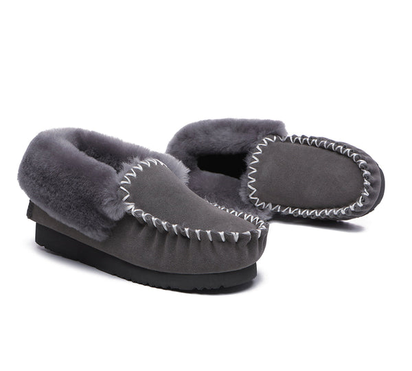 Moccasins - TA Unisex Sheepskin Popo Moccasin