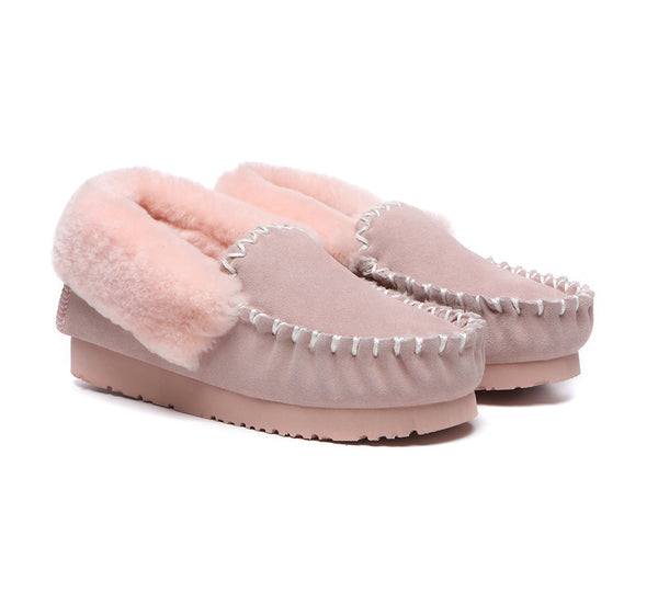 Moccasins - TA Unisex Sheepskin Popo Moccasin