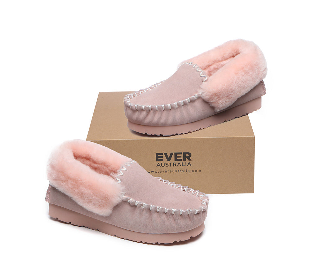 Moccasins - TA Unisex Sheepskin Popo Moccasin