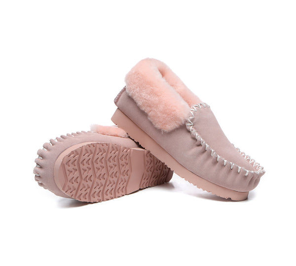 Moccasins - TA Unisex Sheepskin Popo Moccasin