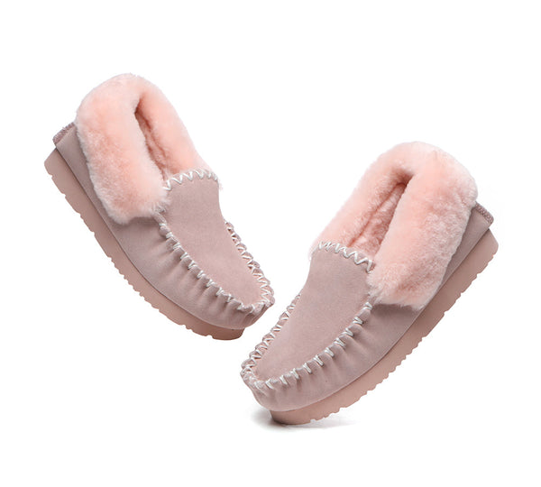 Moccasins - TA Unisex Sheepskin Popo Moccasin