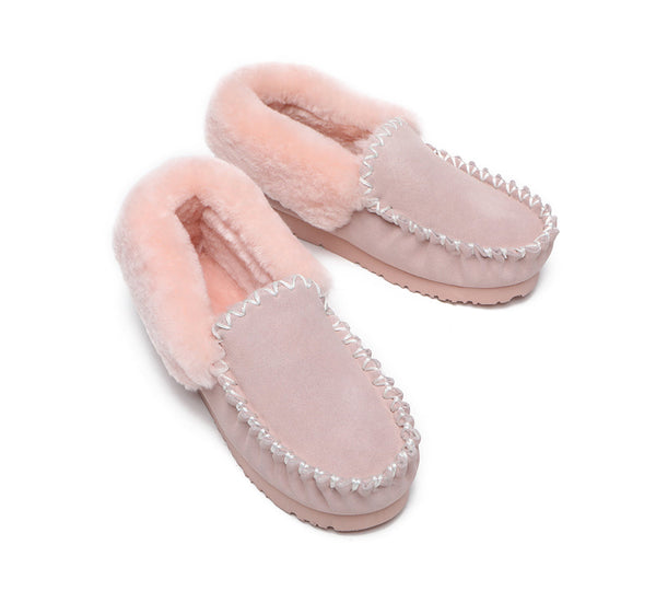 Moccasins - TA Unisex Sheepskin Popo Moccasin