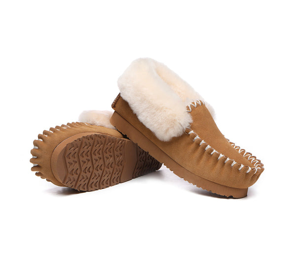 Moccasins - TA Unisex Sheepskin Popo Moccasin