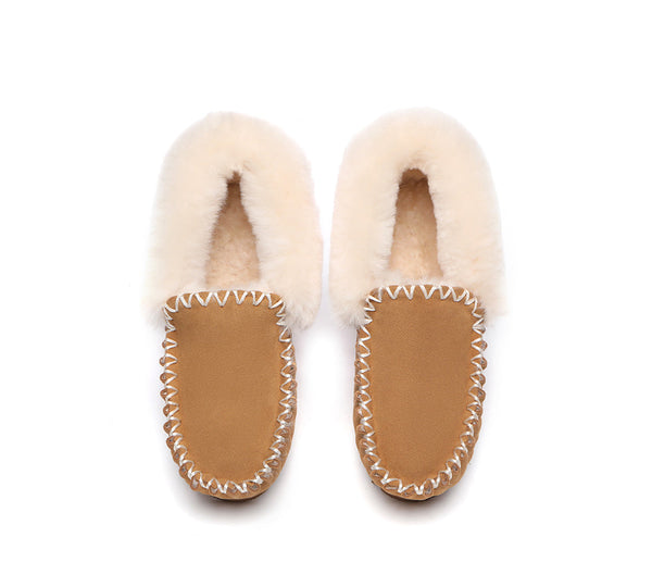 Moccasins - TA Unisex Sheepskin Popo Moccasin