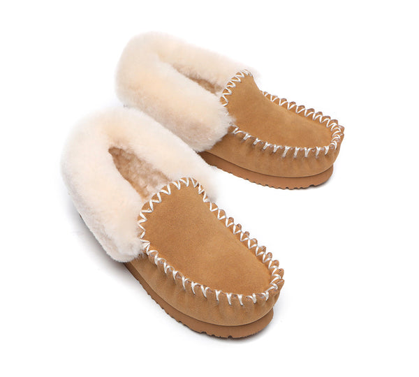 Moccasins - TA Unisex Sheepskin Popo Moccasin