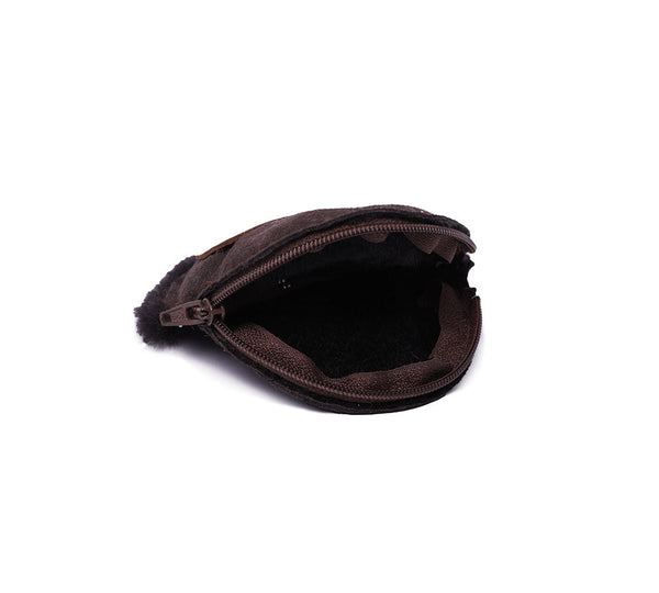 Purse - Urban UGG® Sheepskin Wool Fluffy Zip Purse