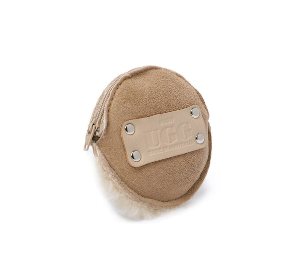 Purse - Urban UGG® Sheepskin Wool Fluffy Zip Purse