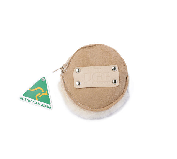 Purse - Urban UGG® Sheepskin Wool Fluffy Zip Purse