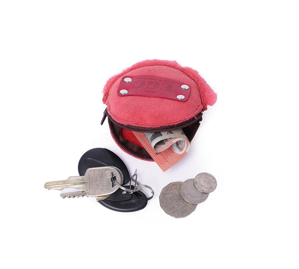 Purse - Urban UGG® Sheepskin Wool Fluffy Zip Purse