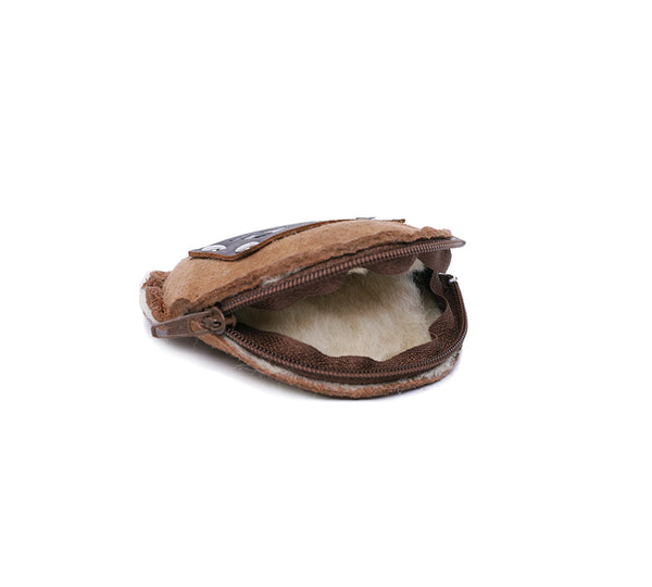 Purse - Urban UGG® Sheepskin Wool Fluffy Zip Purse