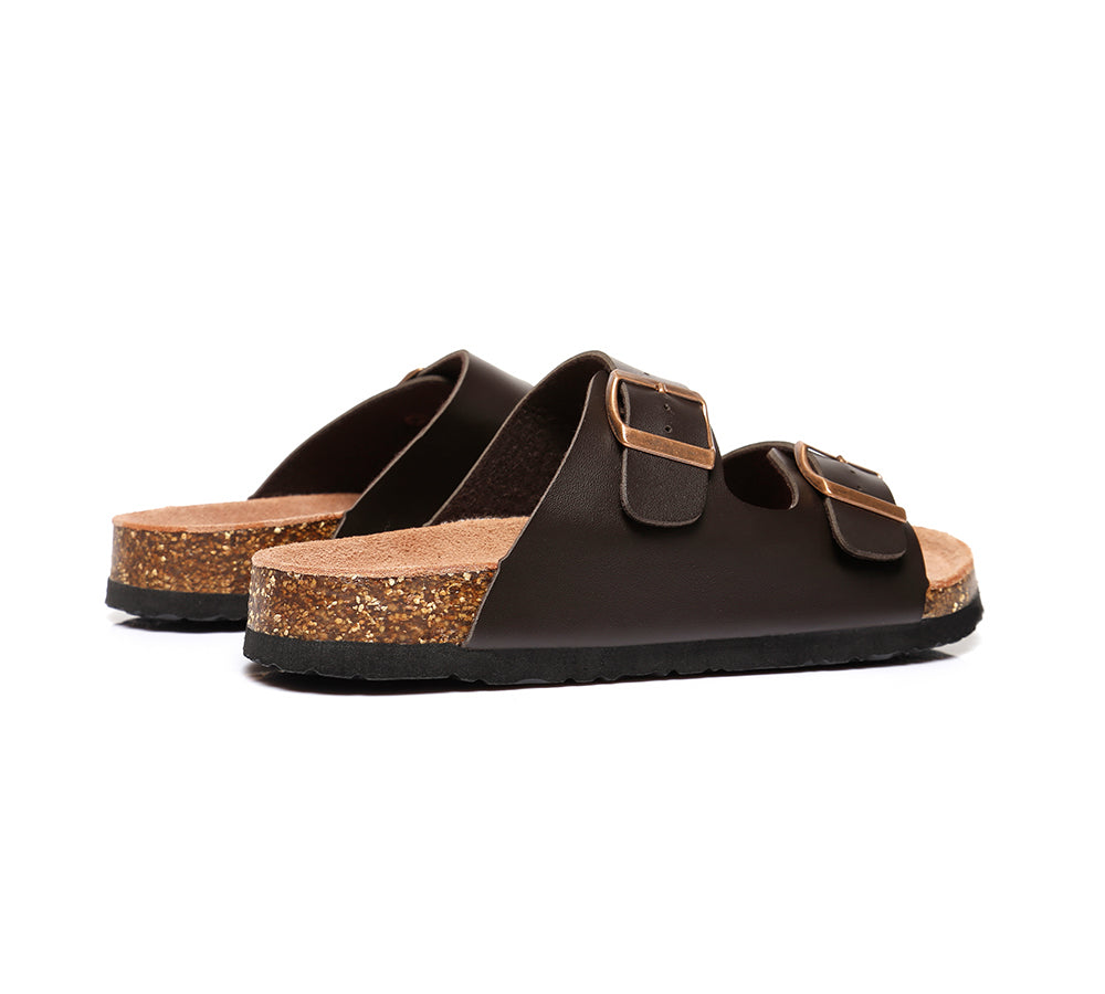 Sandals - AS UGG Summer Unisex Beach Slip-on Flats Sandal Slides Mick