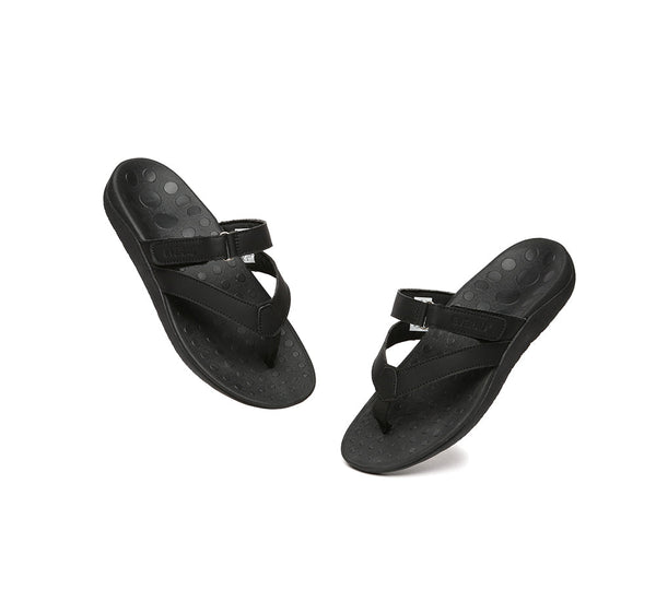 Sandals - EVERAU® Arch Support Hook And Loop Orthotic Thongs