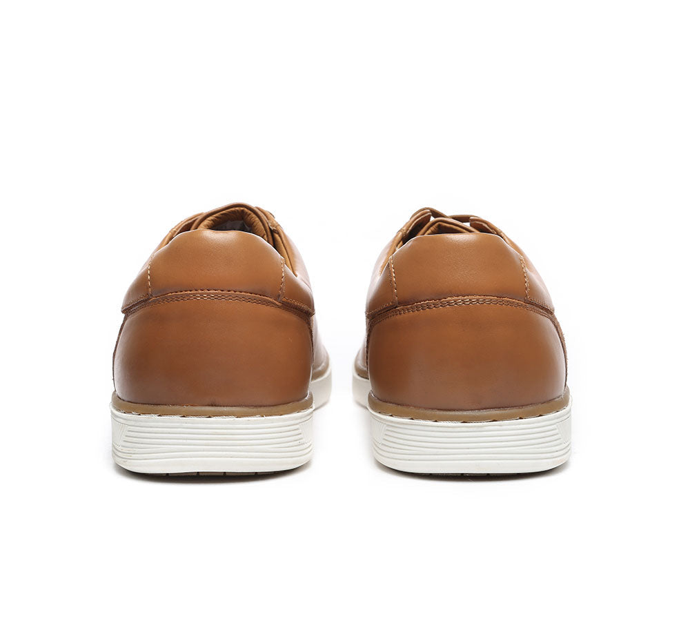 Shoes - Lace Up Sheepskin Casual Men Shoes Daniel