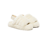 Slides - UGG Kids Fluffy Slides Slingback Puffy