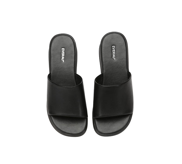 Slides - Women Platform Heel Slip-on Sandal Slides Fiona