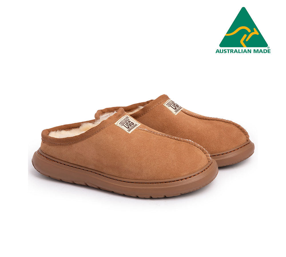 Australian Made Sheepskin Slippers Unisex Active Scuff Uggoutlet