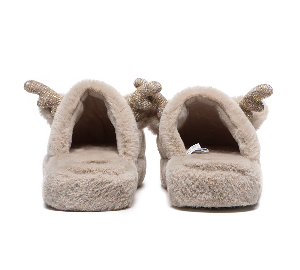 Slippers - Ultra Plush Unisex Reindeer Slippers