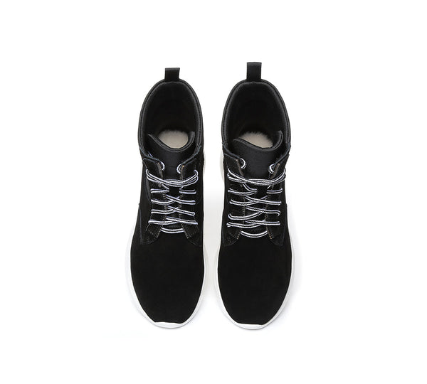 Sneaker - Leather Lace-up Ankle Sneaker Women Wayfarer