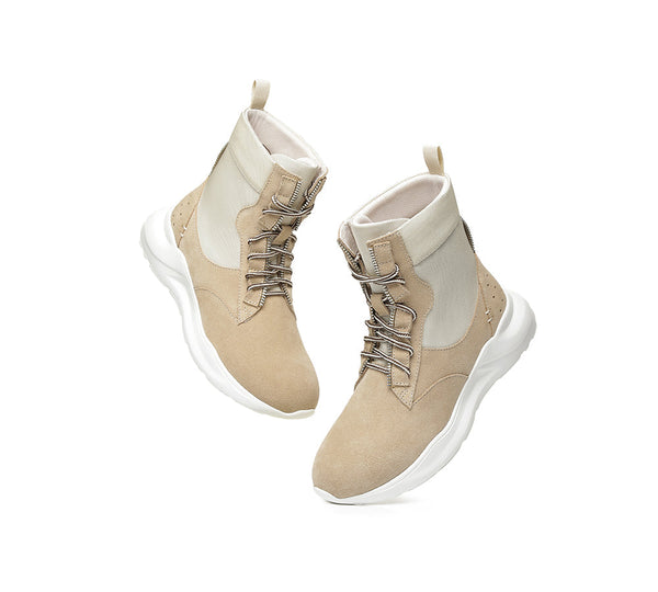 Sneaker - Leather Lace-up Ankle Sneaker Women Wayfarer