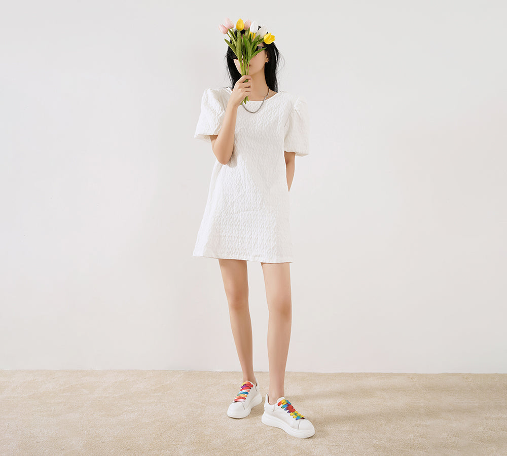 Womens white dress sneakers cheap