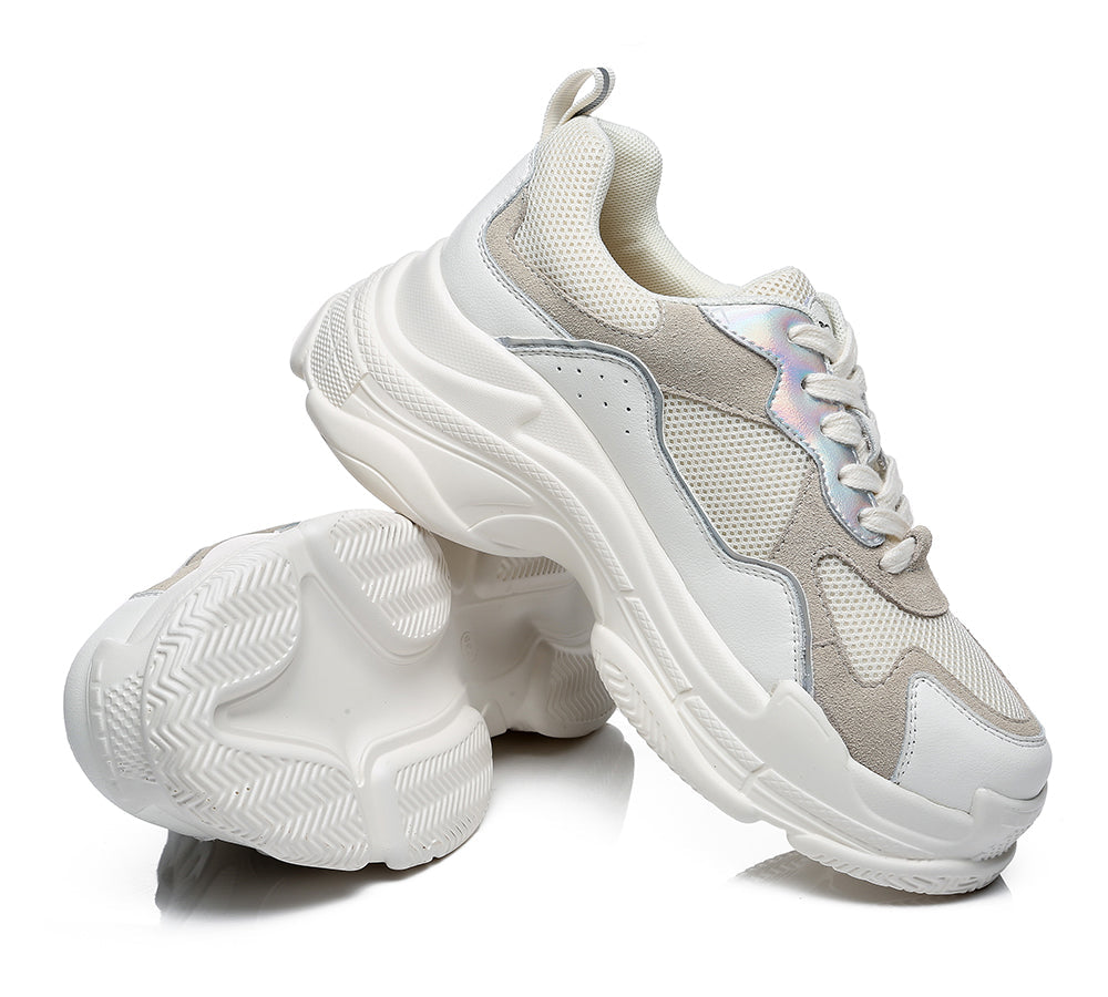 Womens white chunky trainers new arrivals