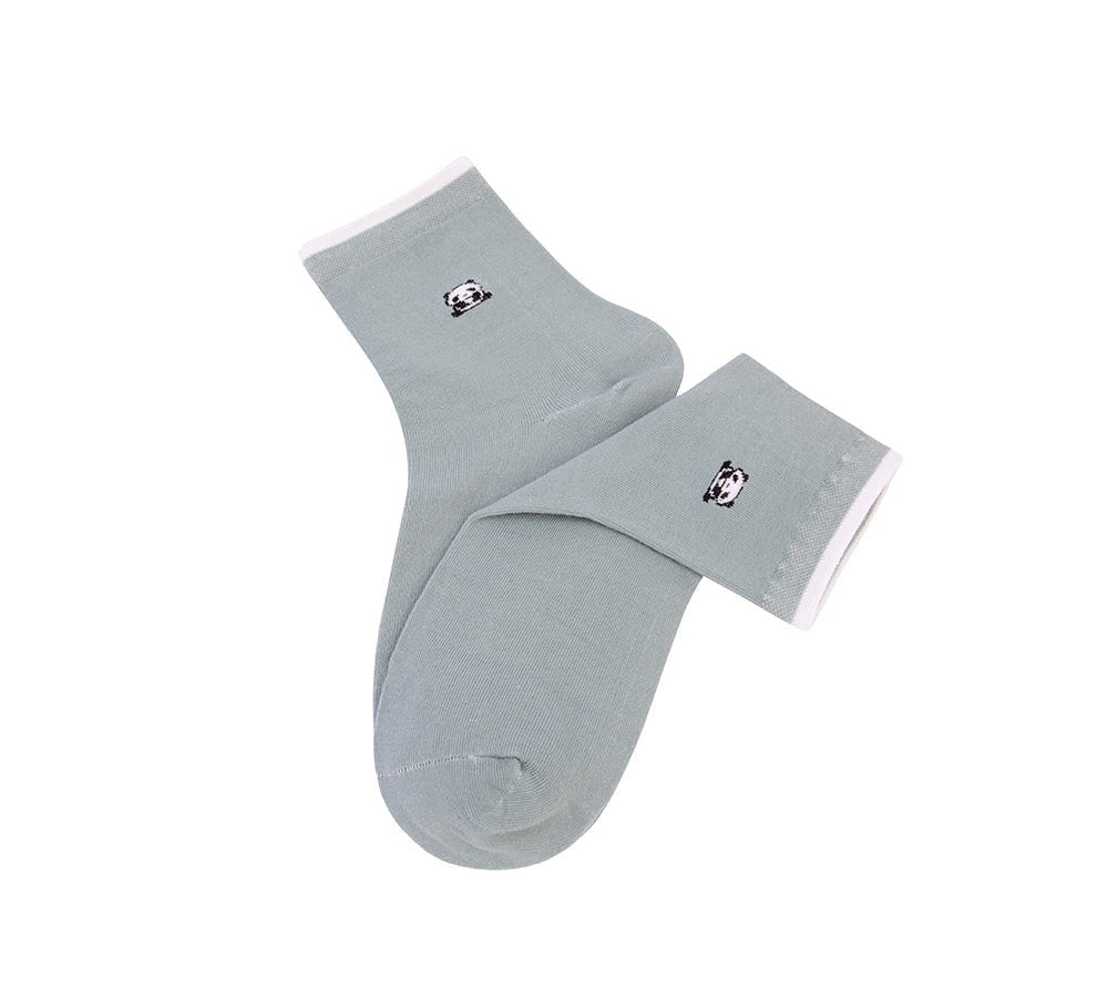 TARRAMARRA® Cotton Quarter Crew Socks One Pair - Socks - Eucalyptus - One Size - Uggoutlet