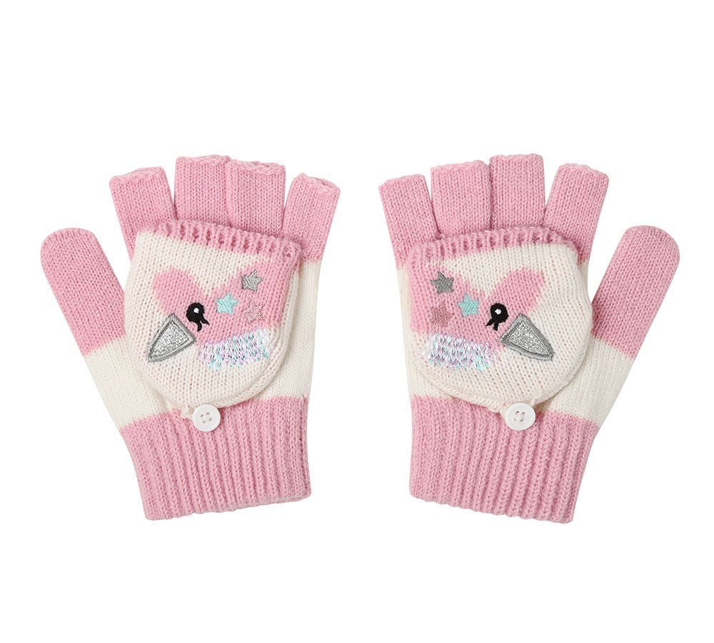 TARRAMARRA® Kids Knit Unicorn Beanie & Gloves Set - Hats - Unicorn - One Size - Uggoutlet