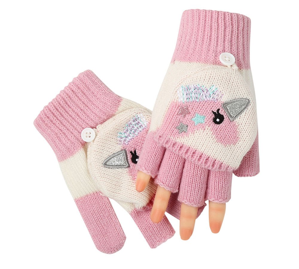 TARRAMARRA® Kids Knit Unicorn Beanie & Gloves Set - Hats - Unicorn - One Size - Uggoutlet