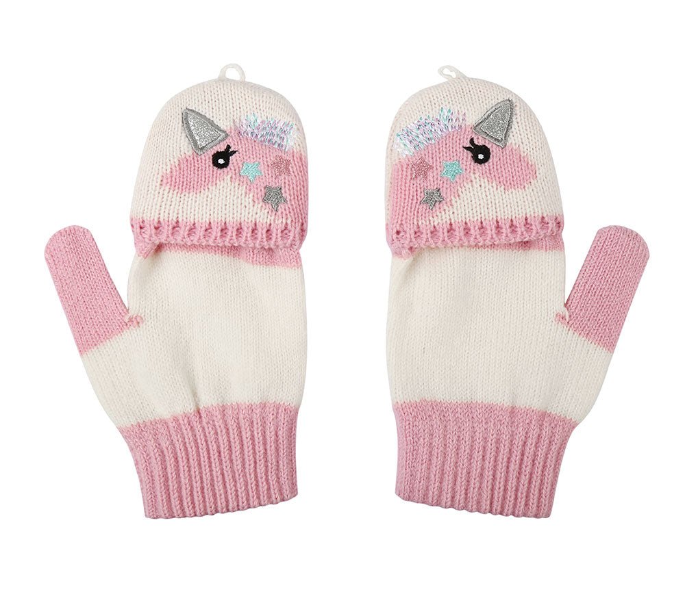 TARRAMARRA® Kids Knit Unicorn Beanie & Gloves Set - Hats - Unicorn - One Size - Uggoutlet