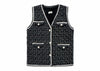 TARRAMARRA® Women Tweed Vest Pearl Twist Knitted Vest - Apparel - Black - FREE - Uggoutlet