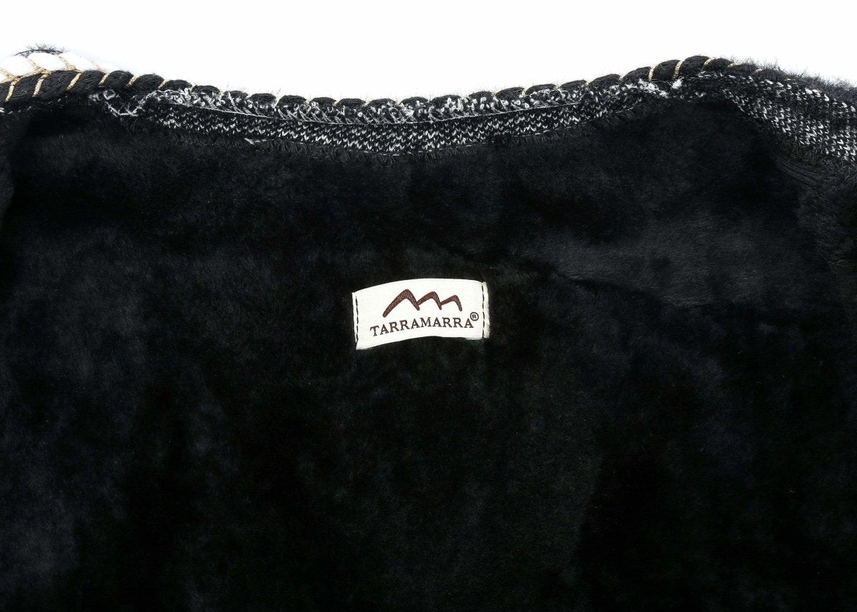 TARRAMARRA® Women Tweed Vest Pearl Twist Knitted Vest - Apparel - Black - FREE - Uggoutlet