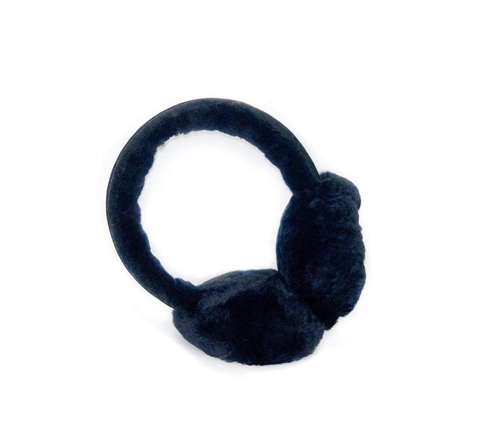 UGG Australian Shepherd® Merino Wool Women Fashion Winter Earmuffs - Eramuff - Black - Uggoutlet
