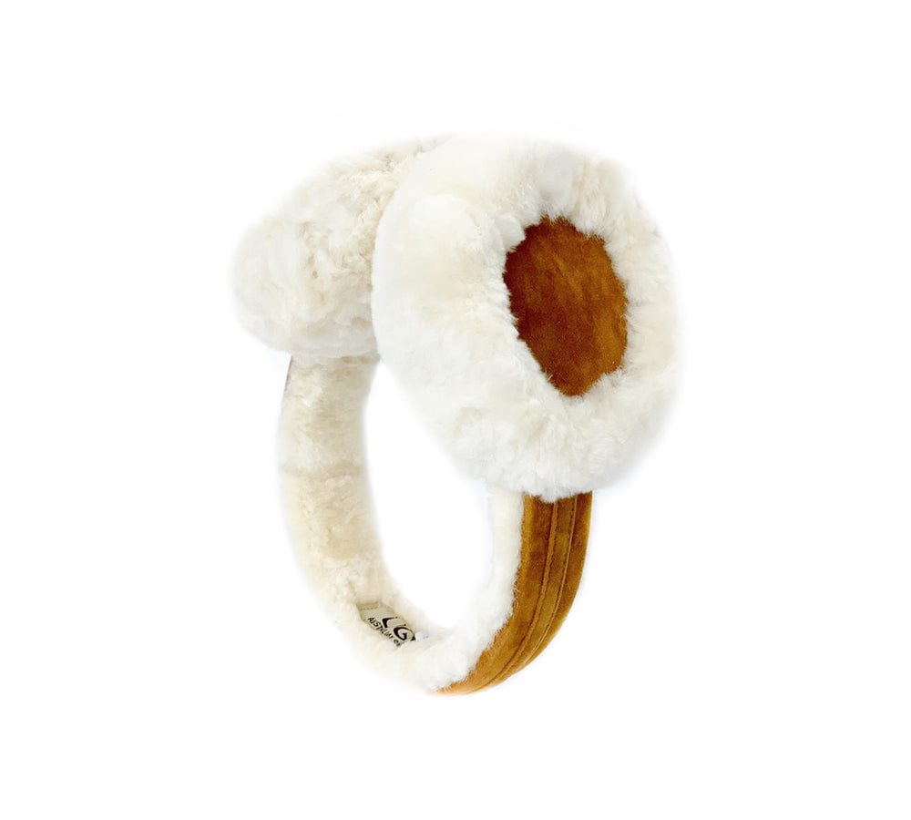 UGG Australian Shepherd® Merino Wool Women Fashion Winter Earmuffs - Eramuff - Chestnut - Uggoutlet