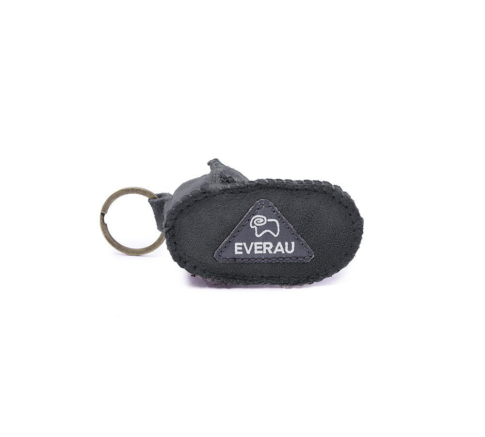 UGG Boot Sheepskin Wool Bootie Keyring - keyring - Grey - One Size - Uggoutlet