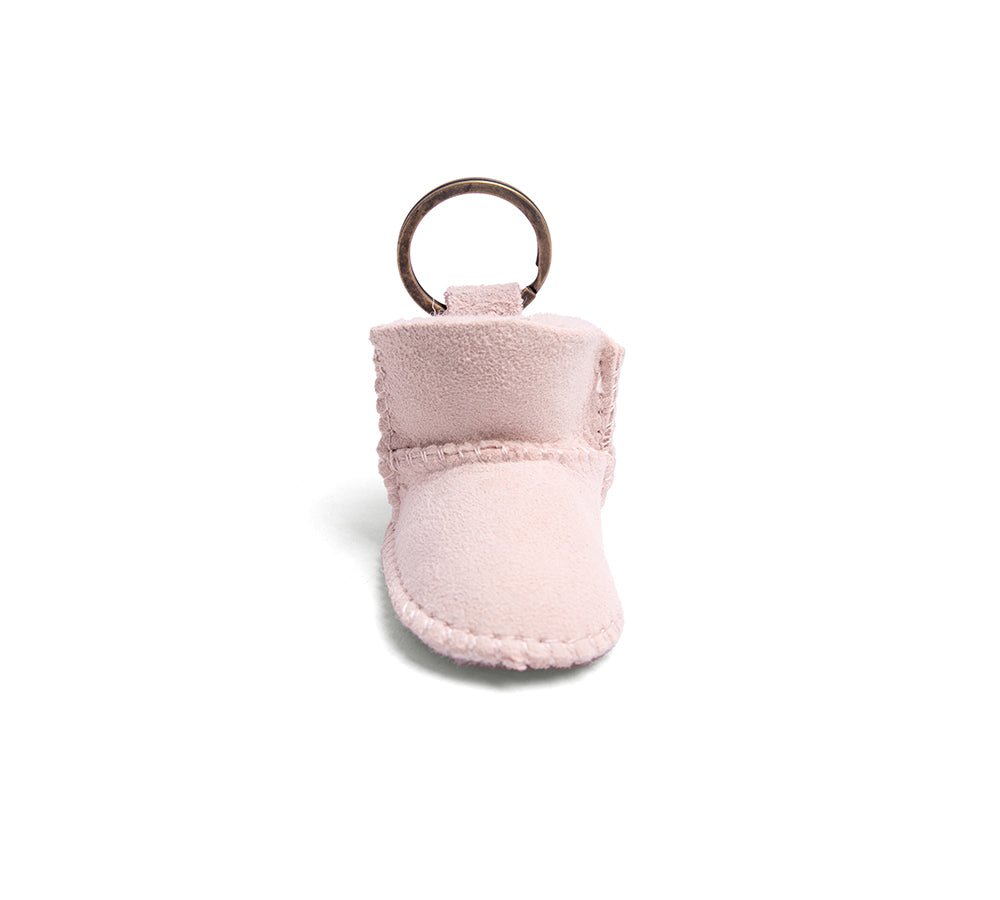 UGG Boot Sheepskin Wool Bootie Keyring - keyring - Pink - One Size - Uggoutlet