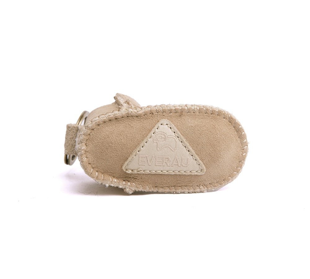 UGG Boot Sheepskin Wool Bootie Keyring - keyring - Sand - One Size - Uggoutlet