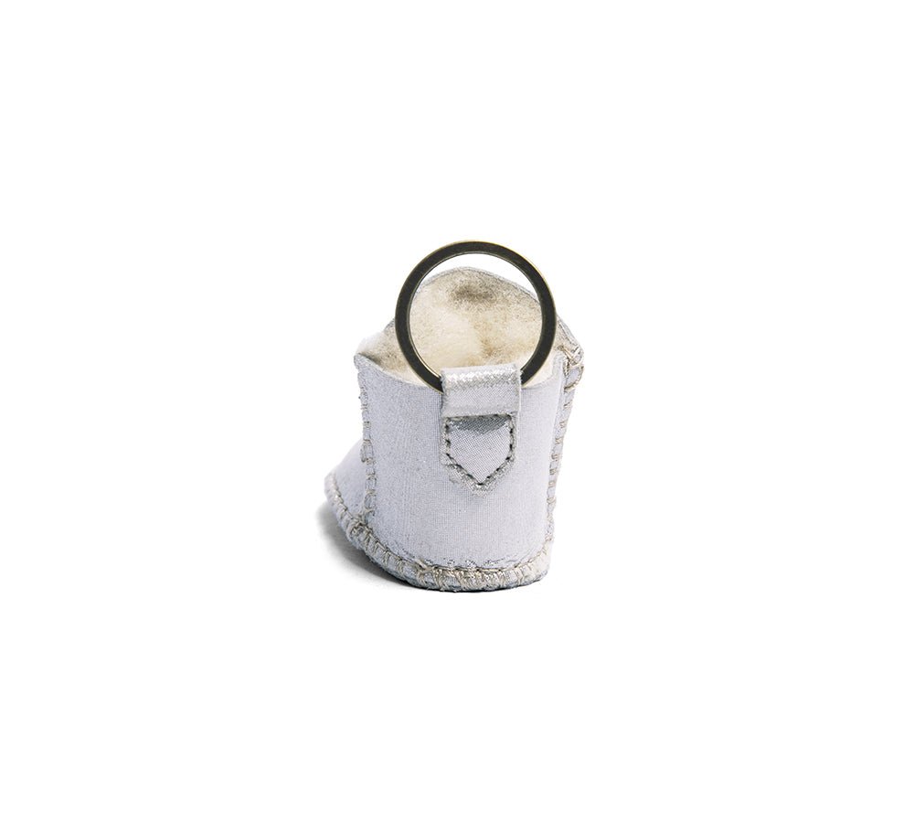 UGG Boot Sheepskin Wool Bootie Keyring - keyring - Silver - One Size - Uggoutlet