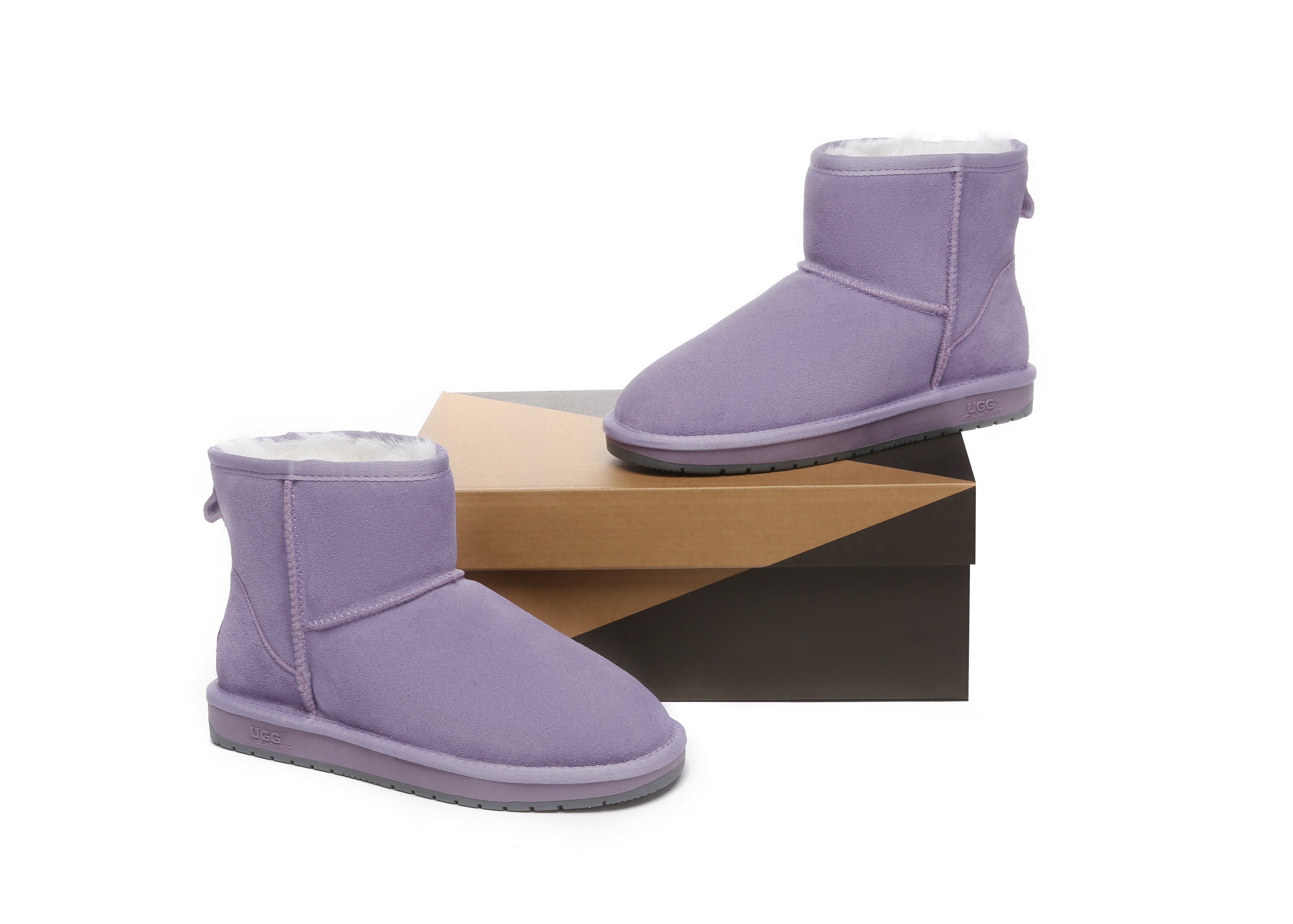 UGG Boots Women Men Sheepskin Wool Suede Mini Classic Boots – Ever