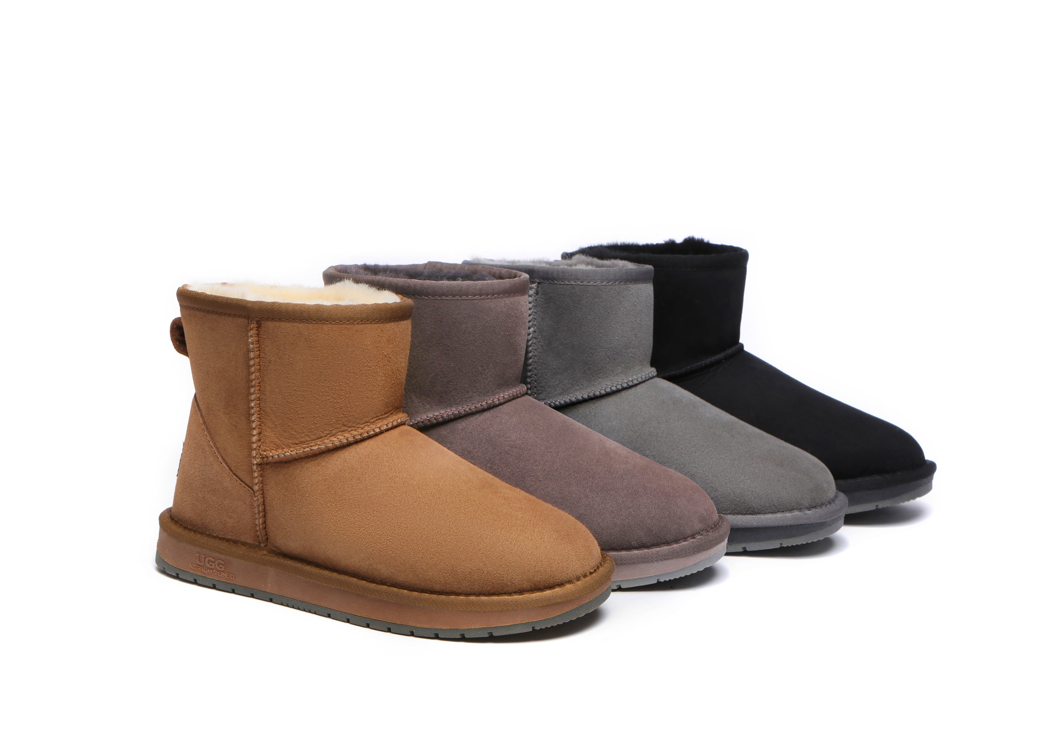 Unisex Double-Face Sheepskin Wool Mini Classic Boots – Uggoutlet
