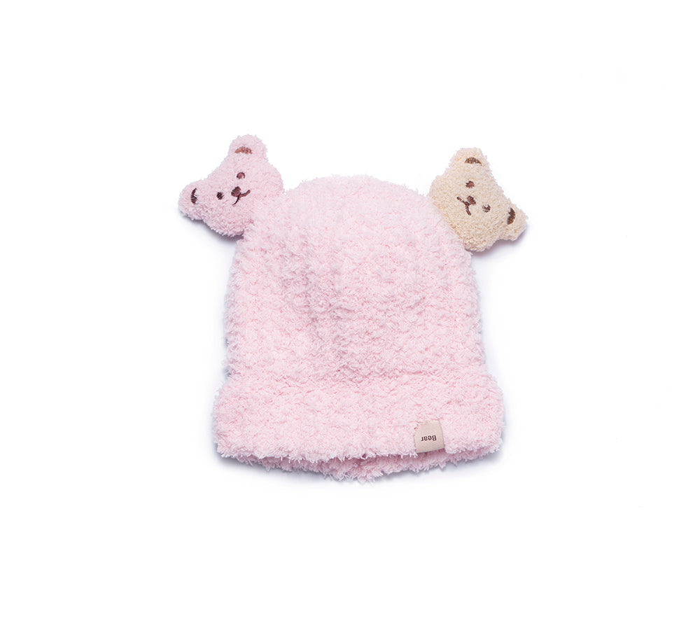 UGG Boots - Baby Booties Gift Set With Shearling Bear Beanie And Scarf