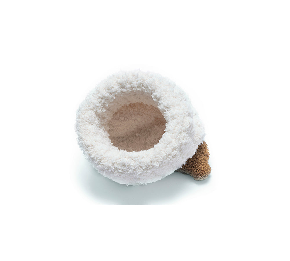 UGG Boots - Baby Booties Gift Set With Shearling Bear Beanie And Scarf