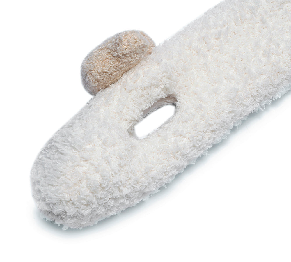 UGG Boots - Baby Booties Gift Set With Shearling Bear Beanie And Scarf