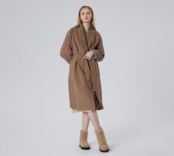 UGG Boots - EVERAU® UGG Sheepskin Wool Plush Drawstring Boots Peggy