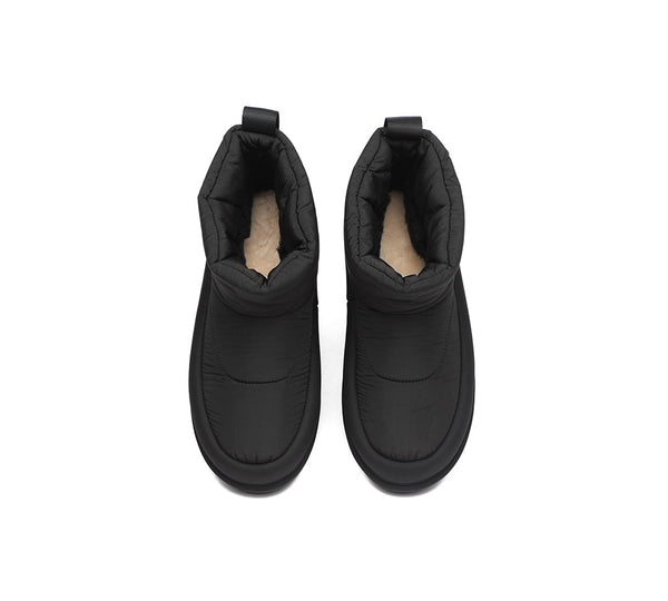 UGG Boots - EVERAU® UGG Women Sheepskin Wool Waterproof Ankle Boots Dobra