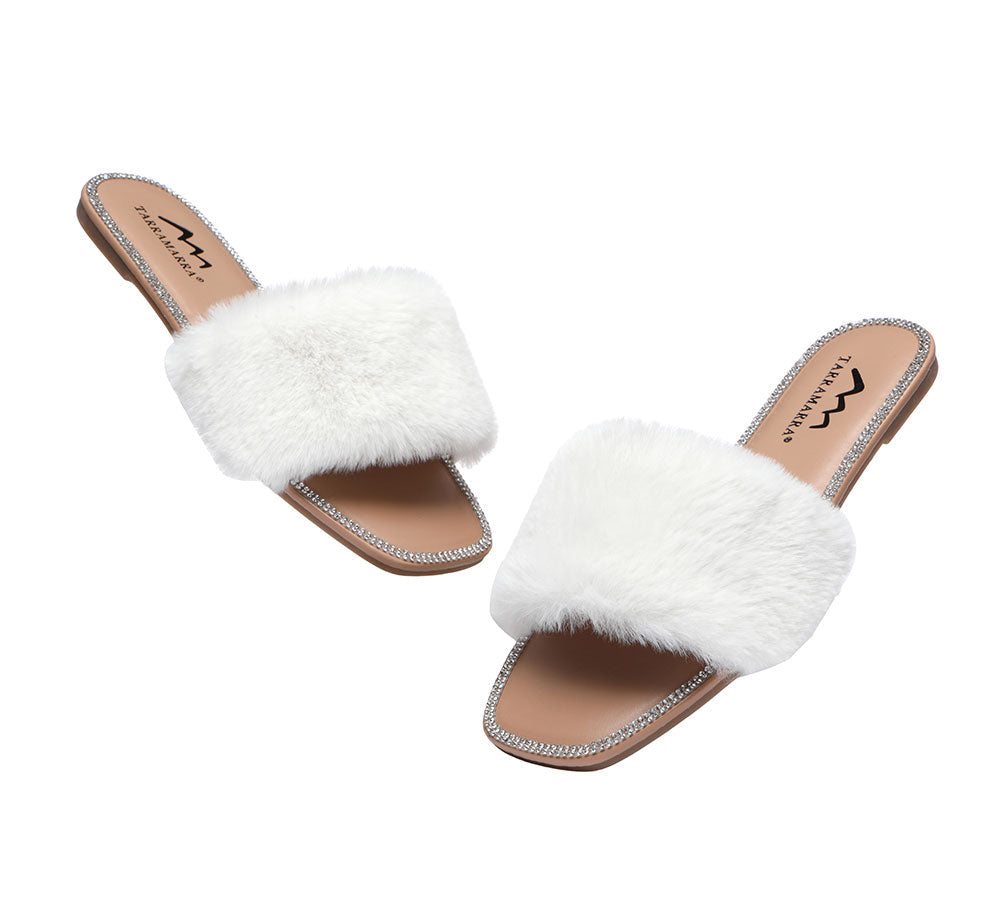 UGG Boots - Fluffy Diamante Women Sandals